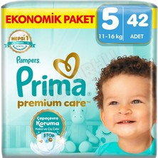 3 Adet Prima Premium Care Eko Paket No:5 42'li
