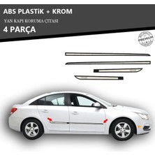 A&G Tuning Chevrolet Cruze Yan Kapı Koruma Çıtası Plastik + Krom