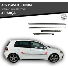 A&G Tuning Volkwagen Golf 6 Yan Kapı Koruma Çıtası Plastik + Krom