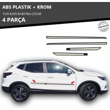 A&G Tuning Nissan Qashqai Yan Kapı Koruma Çıtası Plastik + Krom