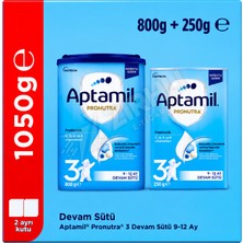 5 Adet Aptamil Pronutra 3 Devam Sütü  800 + 250 gr