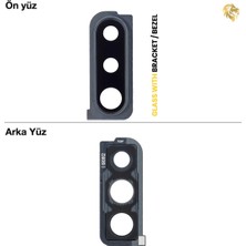 Arsking Samsung Galaxy A30S Kamera Lensi Full ile Uyumlu Siyah Kamera Lensi Sade Lens Kamera Camı Kamera Merceği