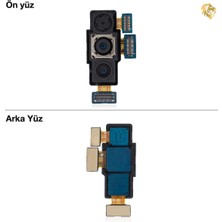 Arsking Samsung Galaxy A30S Arka Kamera ile Uyumlu Full Set Arka Kamera Büyük Kamera Ana Kamera Sensörü