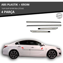 A&G Tuning Opel Insignia Yan Kapı Koruma Çıtası Plastik + Krom