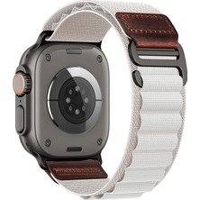 Alstrap Apple Watch ULTRA(49MM) 11-10(46MM) 9 8 7(45MM) 6 5 SE(44MM) Uyumlu Derili Alpine Spor Örme Kordon
