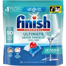 Finish Tablet Quantum Ultimate Derinlemesine Temizlik 50'li