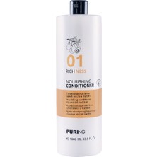 PURING 01 Richness Kuru Yıpranmış Saçlar Için Avokado,ipek Proteini Besleyici Onarıcı Saç Kremi 1000ML