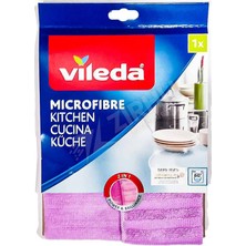 4 Adet Vileda Mikrofiber Mutfak Bezi Tekli Paket