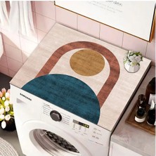 Mikasso Çamaşır Makinesi Kurutma Makinesi Örtüsü Koruma Pedi Sıvı Geçirmez Matı Kaymaz Yıkanabilir Polyester