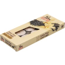 5 Adet Bozkurt Tealight Kokulu Mum 10'lu Vanilya