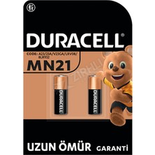 3 Adet Duracell MN21 Pil 2'li