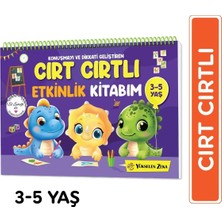 TeknoKapsül Yükselen Zeka Konuşma ve Dikkati Geliştiren Cırt Cırtlı Etkinlik Kitabım (3-5 Yaş)