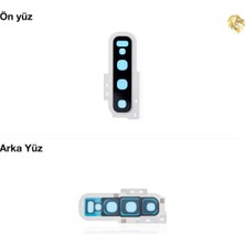 Arsking Samsung Galaxy S10 5g Kamera Lensi Full Beyaz Kamera Lensi Sade Lens Kamera Camı Kamera Merceği