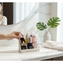 Mikasso Minimal Kozmetik Organizer 3 Katlı – Düzenleyici Stand – Skincare Organizer – 3D Baskı Tasarım Polip