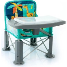 TeknoKapsül Baby Plus Picnic Yükselticili Mama Sandalyesi, 3 Noktalı Emniyet Kemerli, Kaymaz Ayaklı, 15 kg Kapas