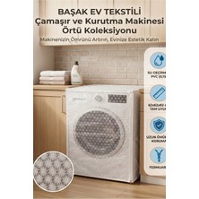 Mikasso Şeffaf Pvc Çamaşır Makinesi Örtüsü – Su Geçirmez, Dayanıklı ve Su ve Toza Karşı Koruyucu Plastik Bey