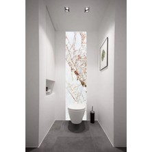 Mikasso Banyo Zemin & Duvar Isıya & Suya Dayanıklı Yapışkanlı Folyo 70X300CM Beyaz