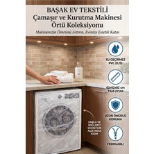 Mikasso Şeffaf Pvc Çamaşır Makinesi Örtüsü – Su Geçirmez, Dayanıklı ve Su ve Toza Karşı Koruyucu Plastik Bey