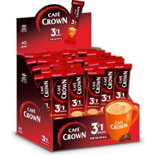 Ülker Cafe Crown 3Ü1 Arada 17,5 gr x 40 Kafeinli Öğütülmüş Kahve
