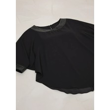 Modayız Büyük Beden Siyah Trend Bluz 26B-2594