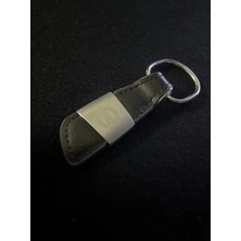 İdeal Aksesuar Volvo Deri Metal Lazer Baskı Oto Anahtarlık Car Keychain Logo Arma