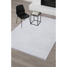 Ayduran Halı Verona 01008A Gri Dokuma Kaymaz Taban Saçaklı Salon Mutfak Koridor Halısı