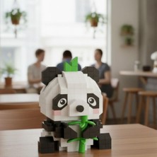 NW NessiWorld LZ-8633 Loz Panda 170 Parça Block Oyuncak-Mini Poşet