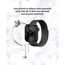 Küçük Hazine Sq-16 Mini Series 10 Akıllı Saat | Spor Modları, Bildirim ve Müzik Kontrolü