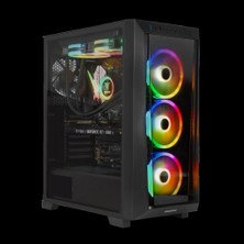 PANTHERA-02B, Amd Ryzen 5 5600, 16GB Ddr4 Ram, 500GB Nvme Ssd, 8gb Gddr6 Rx 5500 Ekran Kartı, 1600W Kasa, Free Dos Oem Paket