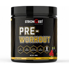 Strongest Pre-Workout 289 gr 17 Servis Kırmızı Orman Meyve Aromalı