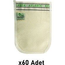 Kelebek Kese Ekstra Kalın Beyaz Banyo Hamam Kesesi 60 Adet