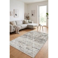 Ayduran Halı Classi Soft Ince Saten Bambu Halı Kaymaz Taban Yıkanabilir Modern Salon Mutfak Koridor Halısı