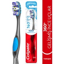 Colgate 360 Gelişmiş 4 Yönlü Koruma Yumuşak  Diş Fırçası – Ağız ve Diş Sağlığı İçin Derinlemesine Temizlik