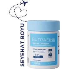 Nutrafine Marine Collagen Çift Hidrolize Tip 1 Klinik Çalışmalı Balık Kolajen Peptitler 70 Gr. (7 Günlük)