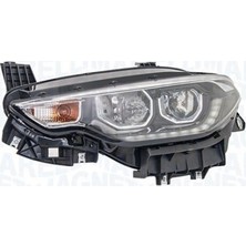 BSG Fiat Egea (2015 Yılında Çıkan Kasa) Far Sağ Nikelaj Çıtalı LED + Ballast Dahil (Oem No (52145154 )