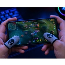 Gümrük Bey Elfo E-Sports Gaming Parmak Eldiveni 2 Çift – Ultra Iletken Gümüş Fiber Kumaş
