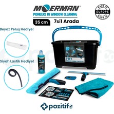 Moerman Temizlik Seti - 35CM Cam Temizleme Seti 7'si 1 Arada