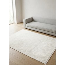 Ayduran Halı Classi Soft Ince Saten Bambu Halı Kaymaz Taban Yıkanabilir Modern Salon Mutfak Koridor Halısı