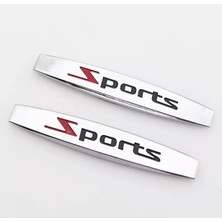 İdeal Aksesuar Sport Uyumlu Metal Çamurluk Logo 2 Ad. Arma Car Logo Suv 4x4 Off Road Jeep Oto Aksesuar