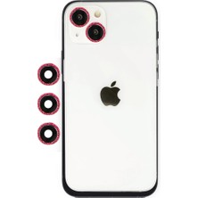Aydogan's Apple Iphone 14 Shine Kamera Lens - Kırmızı
