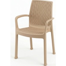 Estelia Netaks Efes (Rattan) Sandalye  4'lü Takım
