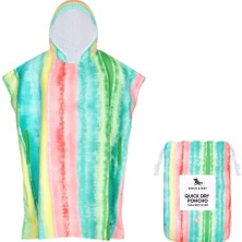 Dock And Bay Uv Korumalı Yetişkin Panço Design L Watermelon Sugar