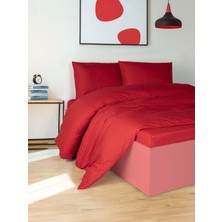 Patron Home Fermuarlı Çantalı Çift Kişilik %100 Pamuk Saten Lastikli Çarşaflı Nevresim Takımı
