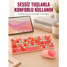 Aydogan's Retro Tarz Bluetooth 5.1 Klavye – Win/osx/android/ios Uyumlu Yeni Nesil