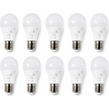 Uzman Dörtler - Ledx 9W E 27 Duylu LED Ampül Beyaz 10 Adet