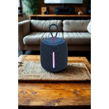 Hepu Hp S-06 Rgb Taşınabilir Şarjlı Bluetooth Hoparlör Mavi