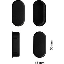 Aydogan's Oval Profil Iç Tapa 15X30 mm 4 Adet