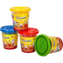 Küçük Hazine Mey Ithalat® Kral Şakir 4'lü Oyun Hamuru 560 gr