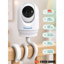 Weewell WMV630R Dijital Bebek İzleme Cihazı Full HD 360 Derece Ayarlanabilir Özellikler