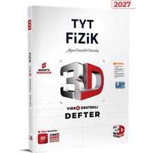 TeknoKapsül 3D Yayınları Tyt Fizik Defter Video Destekli
